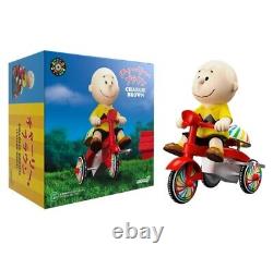 Peanuts Charlie Brown (T-shirt Jaune Tricycle Rouge) Super Cycles Vinyle PRÉCOMMANDER