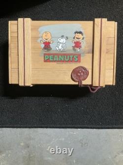 Peanuts Ensemble 3 ornements de Noël en verre Lucy Snoopy Charlie Brown par Kurt Adler