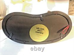 Peanuts Halloween Bienvenue Grande Citrouille Statue Éclairée Danbury Mint SNOOPY