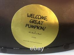 Peanuts Halloween Bienvenue Grande Citrouille Statue Éclairée Danbury Mint SNOOPY
