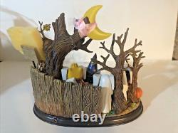 Peanuts Halloween Bienvenue Grande Citrouille Statue Éclairée Danbury Mint SNOOPY