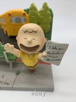 Peanuts Je Vous Aime Charlie Brown Snoopy Limited Ed Gallery 2017
