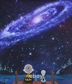 Peanuts La Galaxie Andromède NASA Espace Snoopy Charlie Brown 57/299 Imprimé d'Art