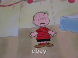 Peanuts Linus Cel 1983 Charlie Brown et Snoopy Show Grande image