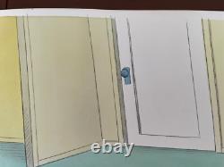 Peanuts Lucy aime Schroeder 1983 Animation KeyMaster Fond Original Art