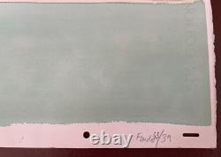 Peanuts Lucy aime Schroeder 1983 Animation KeyMaster Fond Original Art