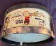 Peanuts Marching Band Tambour Snoopy Charlie Brown Vintage Métal Chein