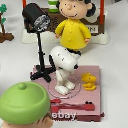 Peanuts Memory Lane Christmas Figurine Lot Charlie Brown Lucy Snoopy Linus Frieda
