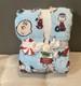 Peanuts Snoopy Charlie Brown Linus Hiver Menthe Poivr&eacute;e Bleu Lit Complet/queen 90x90
