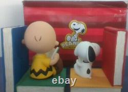 Peanuts Snoopy Charlie Brown Westland Ceramic Bookends Mint In The Box