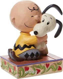 Peanuts Snoopy Enesco Jim Shore Snoopy & Charlie Brown Hug Du Japon