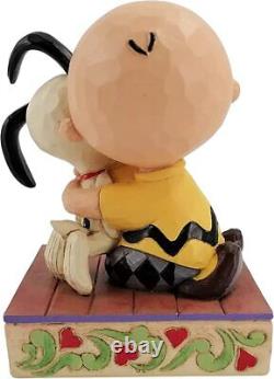 Peanuts Snoopy Enesco Jim Shore Snoopy & Charlie Brown Hug Du Japon