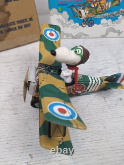 Peanuts Snoopy Mattel Skediddler Avion Ensemble de Jeu 1969 Avec Étui et Boîte