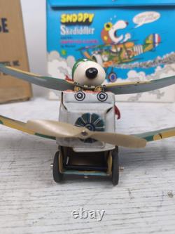 Peanuts Snoopy Mattel Skediddler Avion Ensemble de Jeu 1969 Avec Étui et Boîte