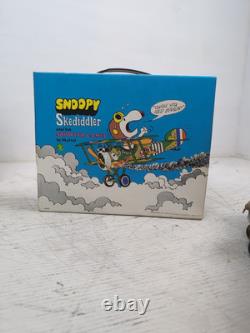 Peanuts Snoopy Mattel Skediddler Avion Ensemble de Jeu 1969 Avec Étui et Boîte