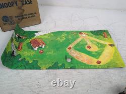 Peanuts Snoopy Mattel Skediddler Avion Ensemble de Jeu 1969 Avec Étui et Boîte