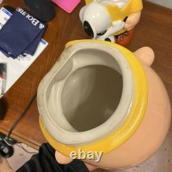 Peanuts Snoopy serrant Charlie Brown dans ses bras Westland Giftware 2010 pot à biscuits RARE