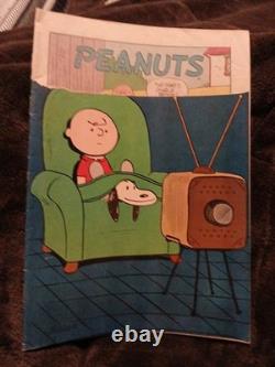 Peanuts n°1 Gold Key 1963 âge d’argent Charlie Brown ! Snoopy couverture Four Color 878