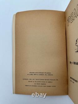 Peanuts par Charles Schulz 1952 Première Édition Vraie Première Impression Rinehart