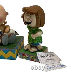 Peanuts par Jim Shore figurines Charlie Brown, Snoopy et Peppermint Patty, lot retiré du marché