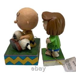 Peanuts par Jim Shore figurines Charlie Brown, Snoopy et Peppermint Patty, lot retiré du marché