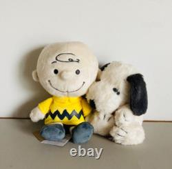 Peluche Peanuts Snoopy et Charlie Brown Yurukuta Musée Snoopy Tokyo Édition Limitée