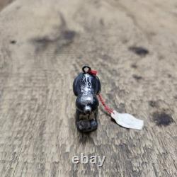 Pendentif de Noël Vintage Snoopy Dog 1958 en argent sterling Charlie Brown