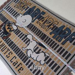 Plaid en peluche Peanuts Cafe Snoopy et Charlie Brown – couverture, tapis et jeté multi-usage