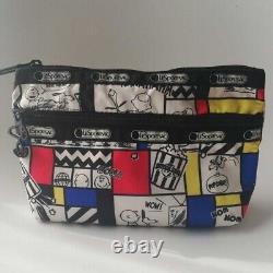 Pochette cosmétique Snoopy USJUSJ Charlie Brown Lespo du JAPON