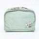 Pochette De Voyage Snoopy Charlie Brown Verte Avec Organisateur Portefeuille &agrave; Compartiments Multiples