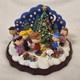 Porte-bougie Danbury Mint Peanuts Chanteurs De No&euml;l Snoopy Arbre Charlie Brown