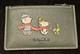 Porte-carte En Cuir Coach Zip Charlie Brown Snoopy Woodstock Vert Foncé