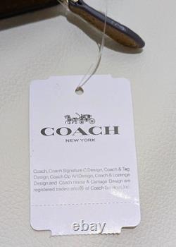 Portefeuille zippé d’angle moyen NWT Coach x Peanuts Snoopy Charlie Brown C4899 blanc