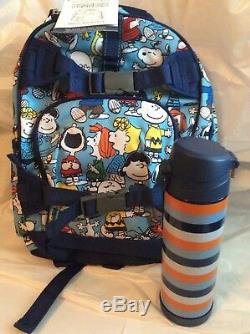 Pottery Barn Peanuts Snoopy Sac A Dos Grande École Gourde Chien Charlie Brown