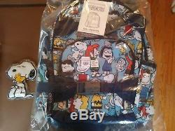 Pottery Barn Set Peanuts Snoopy + Ice Pack Sac À Dos Woodstock Charlie Brown Chien