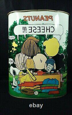 Poubelle CHEINCO PEANUTS 1966 Charlie Brown Snoopy Woodstock