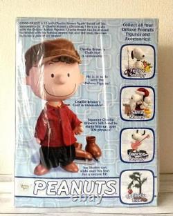 Poupée parlante Charlie Brown de Peanuts d'environ 33cm