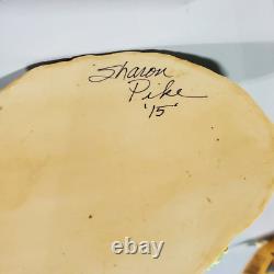 Prototype d'artiste peint à la main Hallmark Charlie Brown et Snoopy avec moule en cire RARE