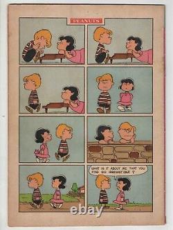 Quatre couleurs #1015 VINTAGE 1959 Dell Comics Peanuts Snoopy Charlie Brown