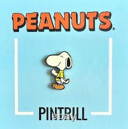 RARE? Broche PINTRILL x PEANUTS Snoopy en tant que Broche de Charlie Brown MARQUE NOUVELLE ÉDITION LIMITÉE