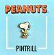 Rare? Broche Pintrill X Peanuts Snoopy En Tant Que Broche De Charlie Brown Marque Nouvelle Édition LimitÉe