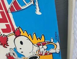 RARE Vintage 1965 Équipe Snoopy Skis Nautiques Charlie Brown Peanuts. TRÈS BEAU