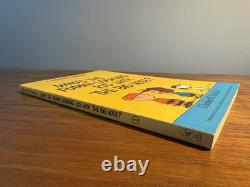 Rare Autographe Signé de Charles Schulz Livre de Bandes Dessinées Snoopy Charlie Brown Peanuts 76