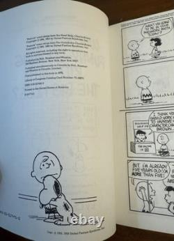 Rare Autographe Signé de Charles Schulz Livre de Bandes Dessinées Snoopy Charlie Brown Peanuts 76