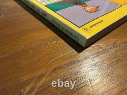 Rare Autographe Signé de Charles Schulz Livre de Bandes Dessinées Snoopy Charlie Brown Peanuts 76