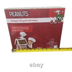Rare! Maison en pain d'épice de Snoopy de la collection Peanuts Department 56 Clothtique de Charlie Brown