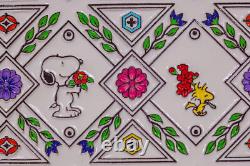 Rare Portefeuille en Cuir SNOOPY Asakusa Bunko Japon 2014 Édition Limitée Neuf