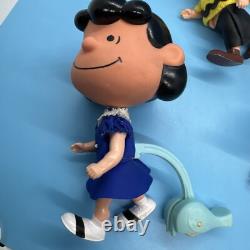 Rare Vintage Ensemble Complet Peanuts Skediddles Linus Snoopy Lucy Charlie Brown