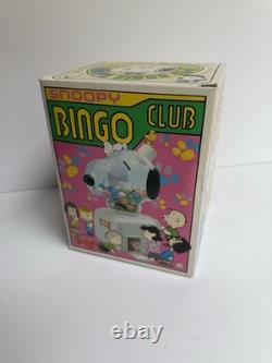 Rare jeu de bingo Snoopy japonais Vintage Peanuts collectionnable Charlie Brown