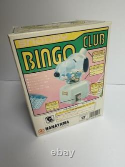 Rare jeu de bingo Snoopy japonais Vintage Peanuts collectionnable Charlie Brown